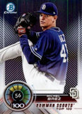2018 Bowman #BTP-56 Michel Baez Bowman Chrome Scouts' Top 100