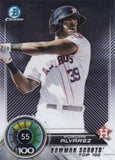 2018 Bowman #BTP-55 Yordan Alvarez Bowman Chrome Scouts' Top 100