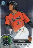 2018 Bowman #BTP-54 Heliot Ramos Bowman Chrome Scouts' Top 100