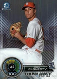 2018 Bowman #BTP-42 Jack Flaherty Bowman Chrome Scouts' Top 100