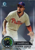2018 Bowman #BTP-37 J.P. Crawford Bowman Chrome Scouts' Top 100