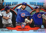 2019 Bowman #TP-CHI Nico Hoerner / Thomas Hatch / Adbert Alzolay Talent Pipeline
