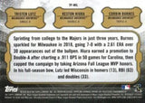 2019 Bowman #TP-MIL Lutz / Hiura / Corbin Burnes Talent Pipeline
