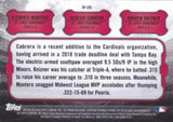 2019 Bowman #TP-STL Montero / Cabrera / Knizner Talent Pipeline