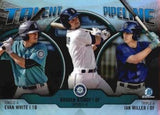 2019 Bowman #TP-SEA Evan White / Braden Bishop / Ian Miller Talent Pipeline