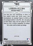 2019 Bowman #BTP-90 Logan Allen Bowman Scouts' Top 100
