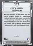 2019 Bowman #BTP-87 Cole Winn Bowman Scouts' Top 100