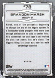 2019 Bowman #BTP-78 Brandon Marsh Bowman Scouts' Top 100