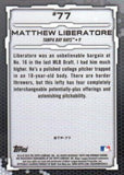 2019 Bowman #BTP-77 Matthew Liberatore Bowman Scouts' Top 100