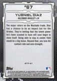2019 Bowman #BTP-67 Yusniel Diaz Bowman Scouts' Top 100