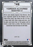 2019 Bowman #BTP-46 Yordan Alvarez Bowman Scouts' Top 100