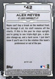 2019 Bowman #BTP-42 Alex Reyes Bowman Scouts' Top 100