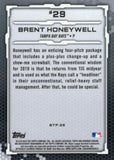 2019 Bowman #BTP-29 Brent Honeywell Bowman Scouts' Top 100
