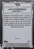 2019 Bowman #BTP-25 Ian Anderson Bowman Scouts' Top 100