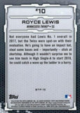 2019 Bowman #BTP-10 Royce Lewis Bowman Scouts' Top 100