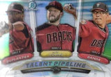 2018 Bowman #TP-ARI Duplantier /  Banda / Young Chrome Talent Pipeline