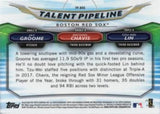 2018 Bowman #TP-BOS Tzu-Wei Lin / Chavis / Groome Chrome Talent Pipeline