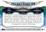 2018 Bowman #TP-COL Brendan Rodgers / Howard / Pint Chrome Talent Pipeline