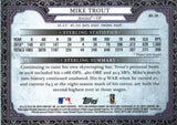 2019 Bowman #BS-20 Mike Trout Bowman Sterling Continuity