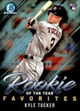 2019 Bowman #ROYF-1 Kyle Tucker Rookie of the Year Favorites