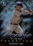 2019 Bowman #ROYF-2 Brandon Lowe Rookie of the Year Favorites