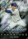 2019 Bowman #ROYF-4 Luis Urias Rookie of the Year Favorites
