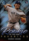 2019 Bowman #ROYF-5 Chance Adams Rookie of the Year Favorites
