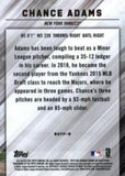 2019 Bowman #ROYF-5 Chance Adams Rookie of the Year Favorites