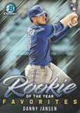2019 Bowman #ROYF-6 Danny Jansen Rookie of the Year Favorites