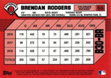 2019 Bowman #B30-BR Brendan Rodgers 30th Anniversary Bowman