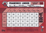 2019 Bowman #B30-FL Francisco Lindor 30th Anniversary Bowman