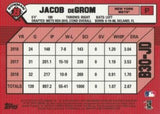 2019 Bowman #B30-JD Jacob deGrom 30th Anniversary Bowman