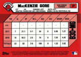 2019 Bowman #B30-MG MacKenzie Gore 30th Anniversary Bowman