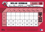 2019 Bowman #B30-NG Nolan Gorman 30th Anniversary Bowman