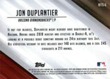 2019 Bowman #RFTS-6 Jon Duplantier Ready for the Show