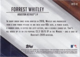 2019 Bowman #RFTS-12 Forrest Whitley Ready for the Show