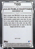 2019 Bowman #BTP-100 Julio Pablo Martinez Bowman Scouts' Top 100