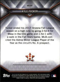 2018 Bowman Chrome #AFL-KT Kyle Tucker 2017 AFL Fall Stars