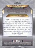 2018 Bowman #ROYF-JF Jack Flaherty Chrome Rookie of the Year Favorites