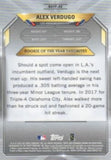 2018 Bowman #ROYF-AV Alex Verdugo Chrome Rookie of the Year Favorites