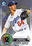 2018 Bowman #BTP-6 Walker Buehler Bowman Chrome Scouts' Top 100