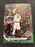 2025-26 Topps Now #95 LeBron James Green Foil #/99