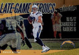 2018 Panini Absolute #LGH-PR Philip Rivers Late Game Heroics Spectrum Gold