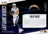 2018 Panini Absolute #LGH-PR Philip Rivers Late Game Heroics Spectrum Gold