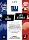 2018 Panini Absolute #OTP-EO Beckham/ Eli Manning 1-2 Punch Spectrum Gold