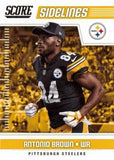 2018 Score #8 Antonio Brown Sidelines
