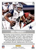 2018 Score #13 Dak Prescott Color Rush