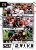 2017 Score #1 Jeremy Hill / A.J. Green / Andy Dalton Drive Team