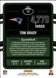 2016 Donruss #13 Tom Brady Production Line Yardage