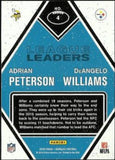 2016 Donruss #4 Adrian Peterson / DeAngelo Williams League Leaders